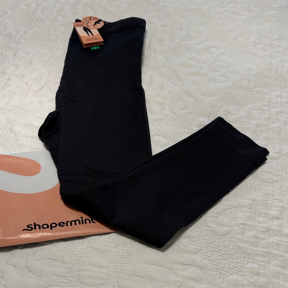 Shapermint Essentials High Waisted Black Leggings